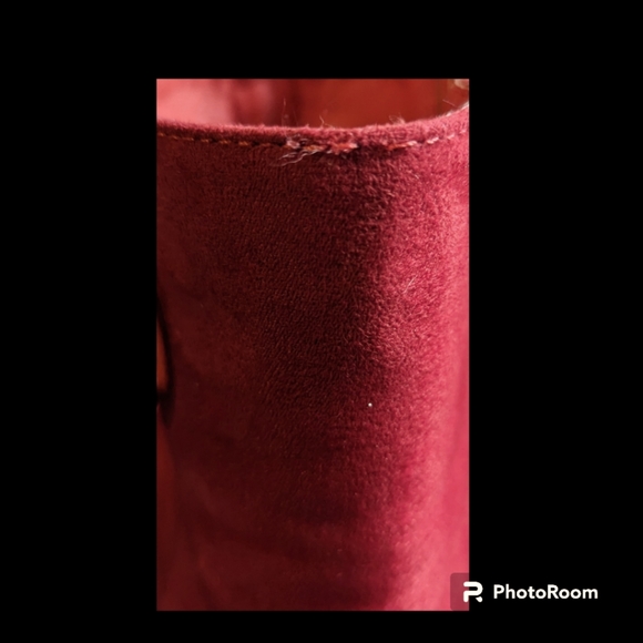 Women's size 7.5 Jessica Carlyle Red Booties - Picture 5 of 11